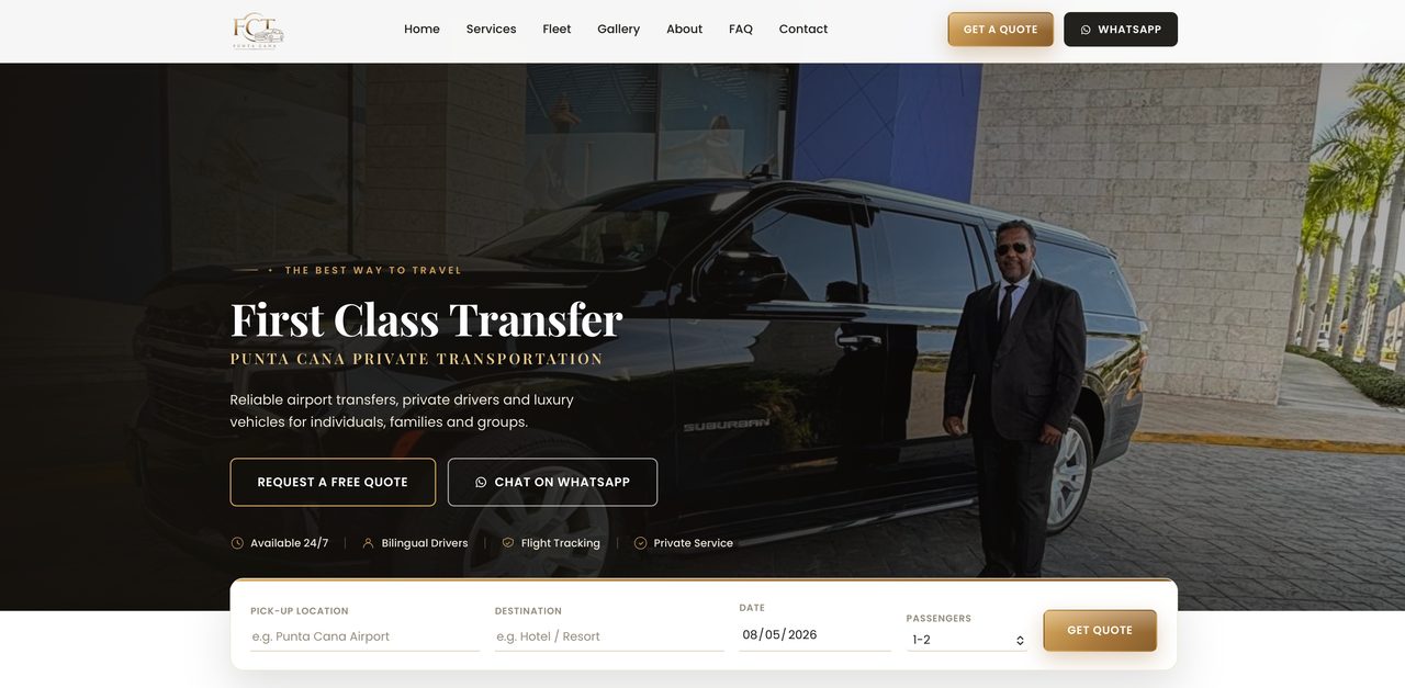 Sitio web de FCT Punta Cana