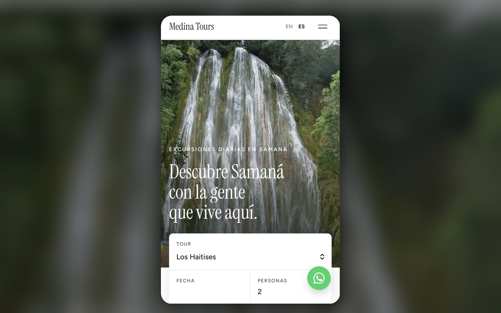 Sitio web de Medina Tours