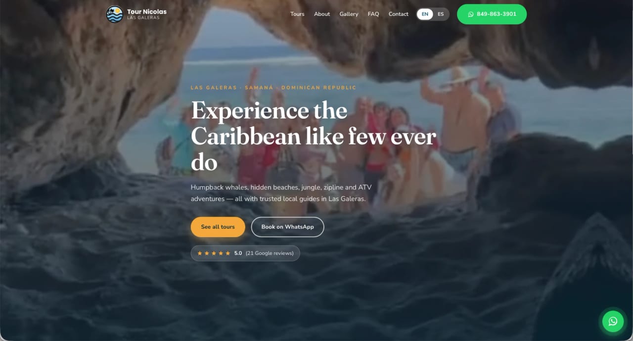 Sitio web de Tour Nicolas